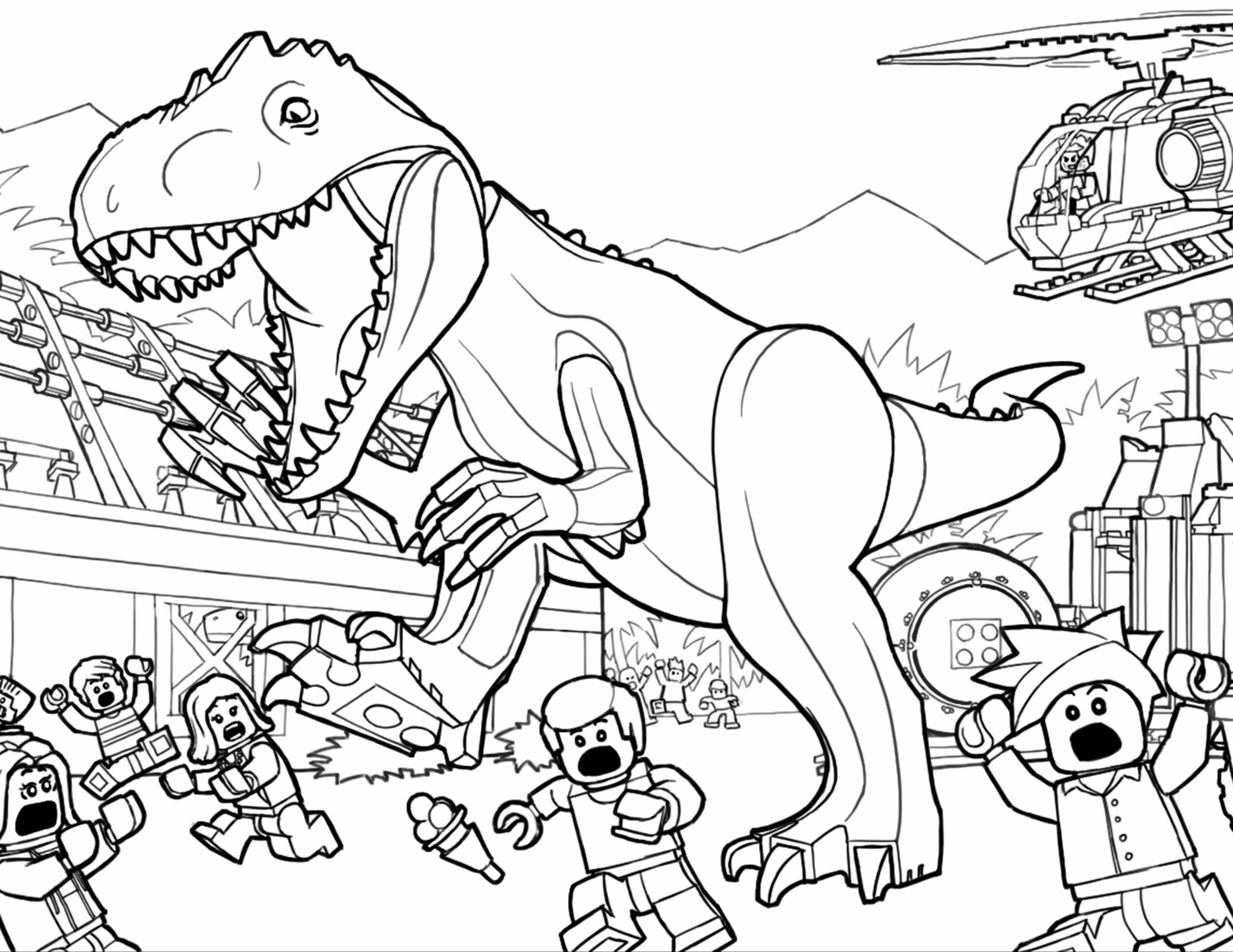 T Rex In Lego City Coloring Page Download Print Or Color Online For Free