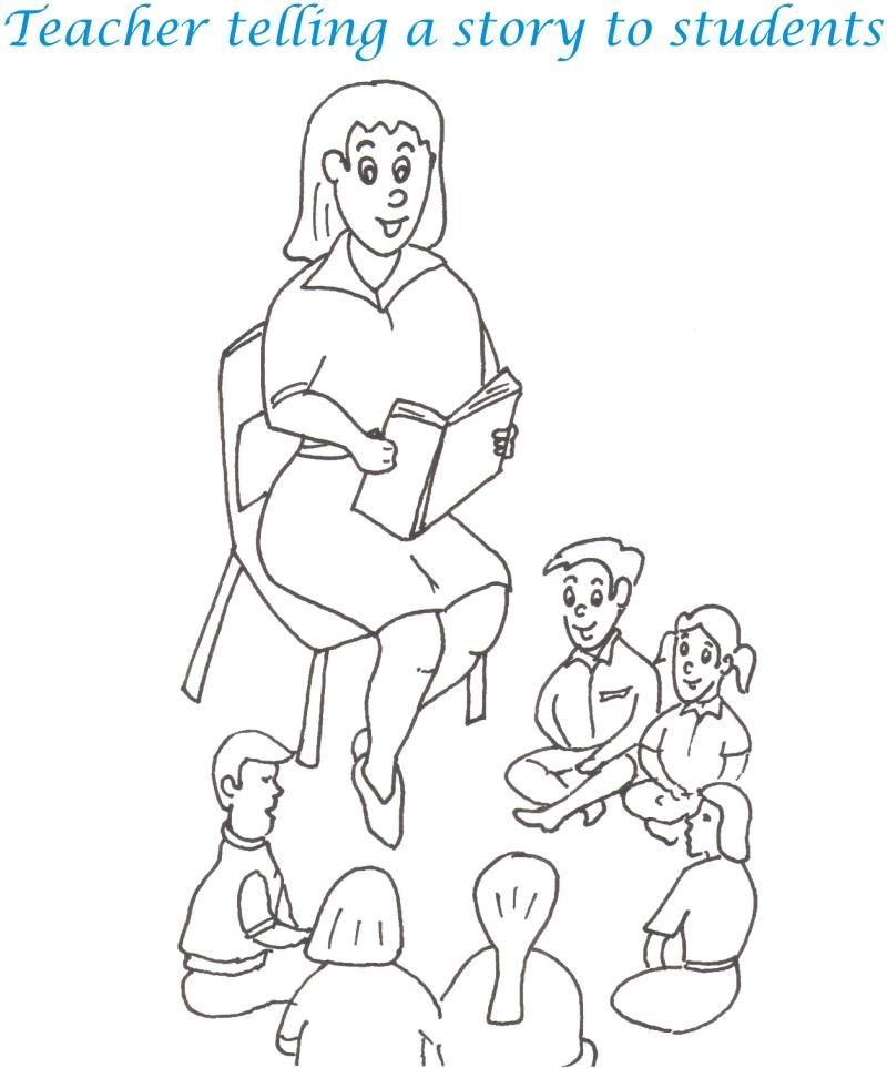 Teacher Coloring Pages Printable