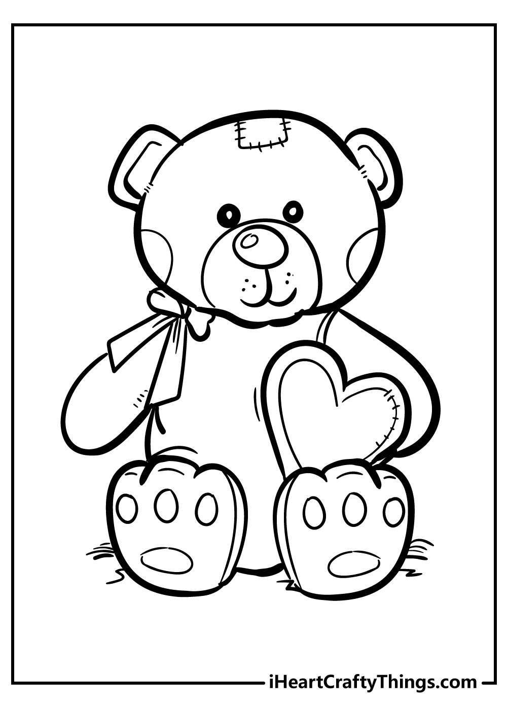 Free Coloring Pages Bear