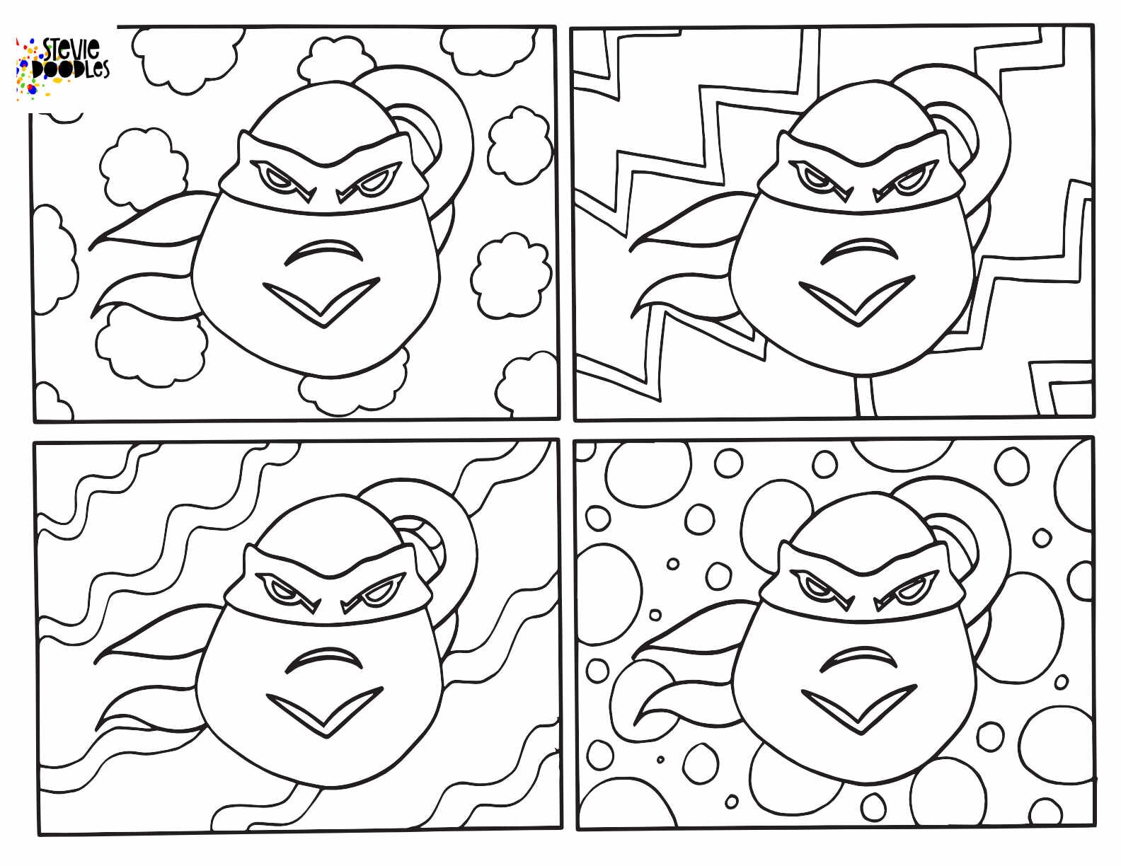 Teenage Mutant Ninja Turtles Printable Coloring Pages Teenage Mutant Ninja Turtles Printable Coloring Pages