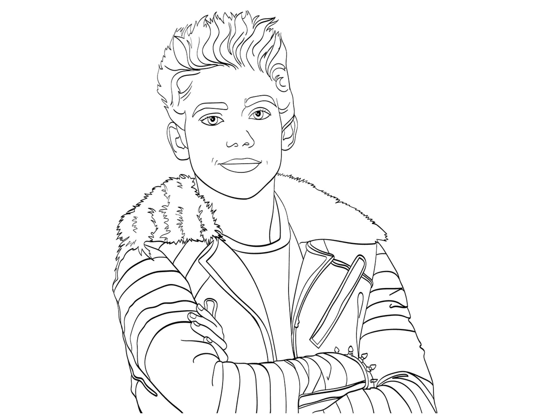 Free Printable Disney Descendants Coloring Pages