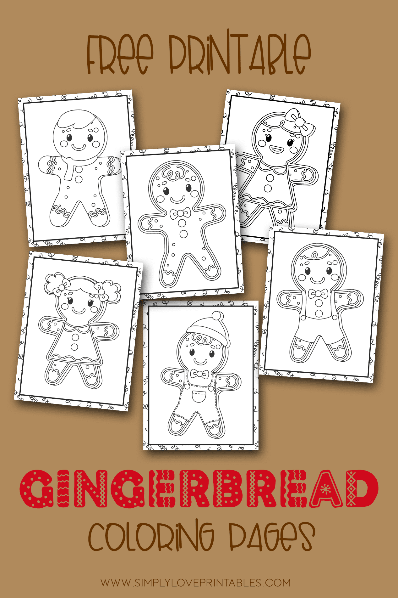 The Gingerbread Man Coloring Pages Archives Simply Love Printables