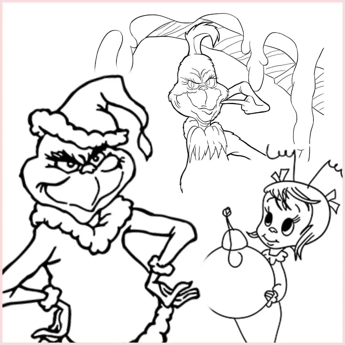 The Grinch Printable Coloring Pages The Grinch Printable Coloring Pages