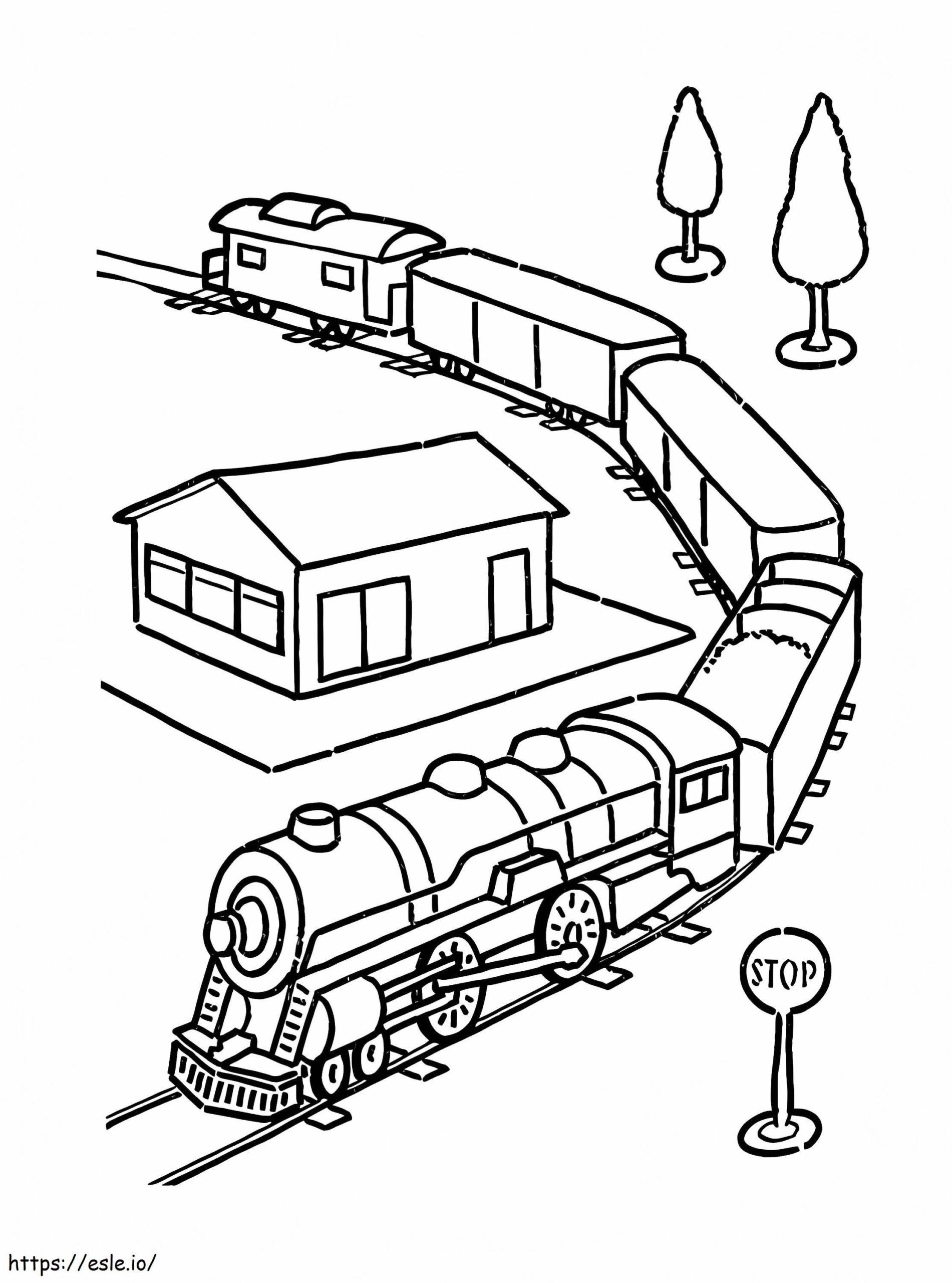 The Polar Express Printable Coloring Page