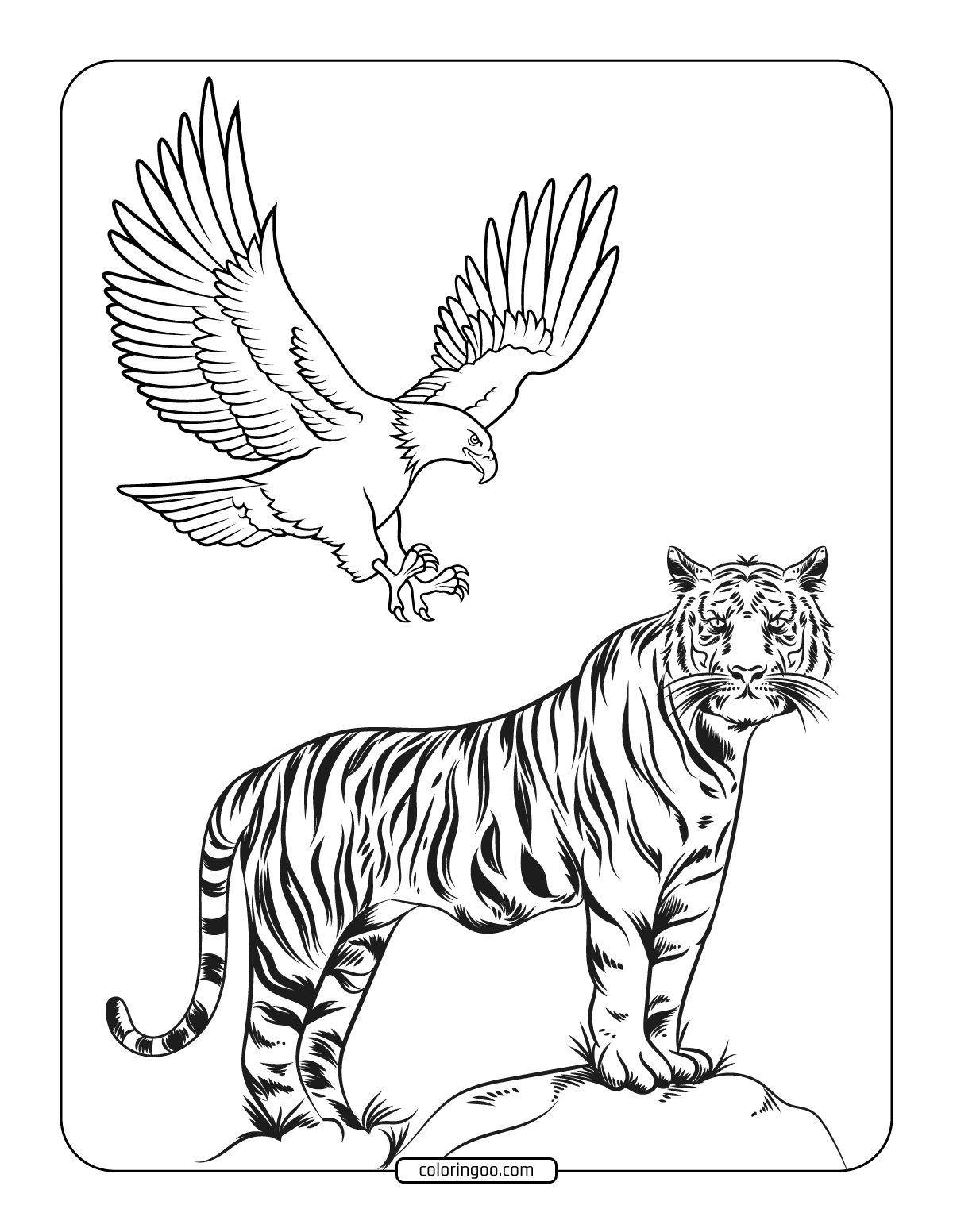 Eagle Coloring Pages Printable