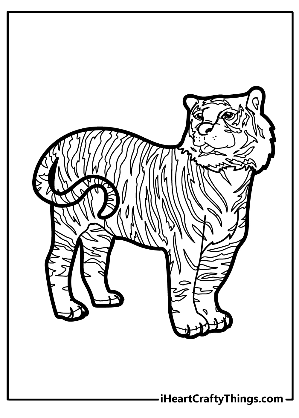 Tiger Coloring Pages Printable Free Tiger Coloring Pages Printable Free