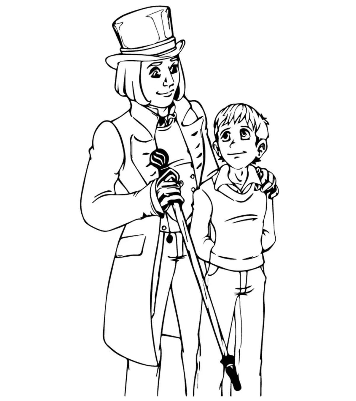 Top 10 Charlie And The Chocolate Factory Coloring Pages For Kids