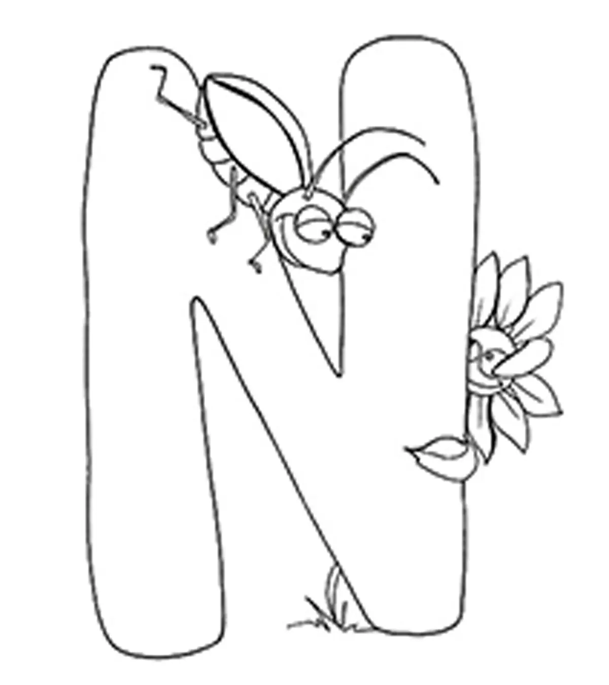 Top 10 Letter N Coloring Pages Your Toddler Will Love To Learn Color