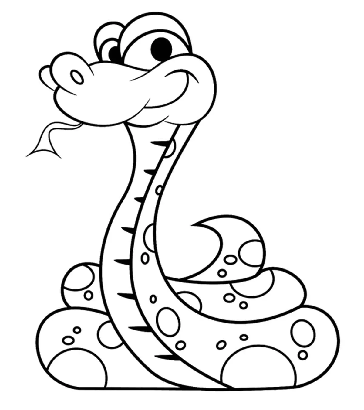 Top 25 Snake Coloring Pages For Your Child
