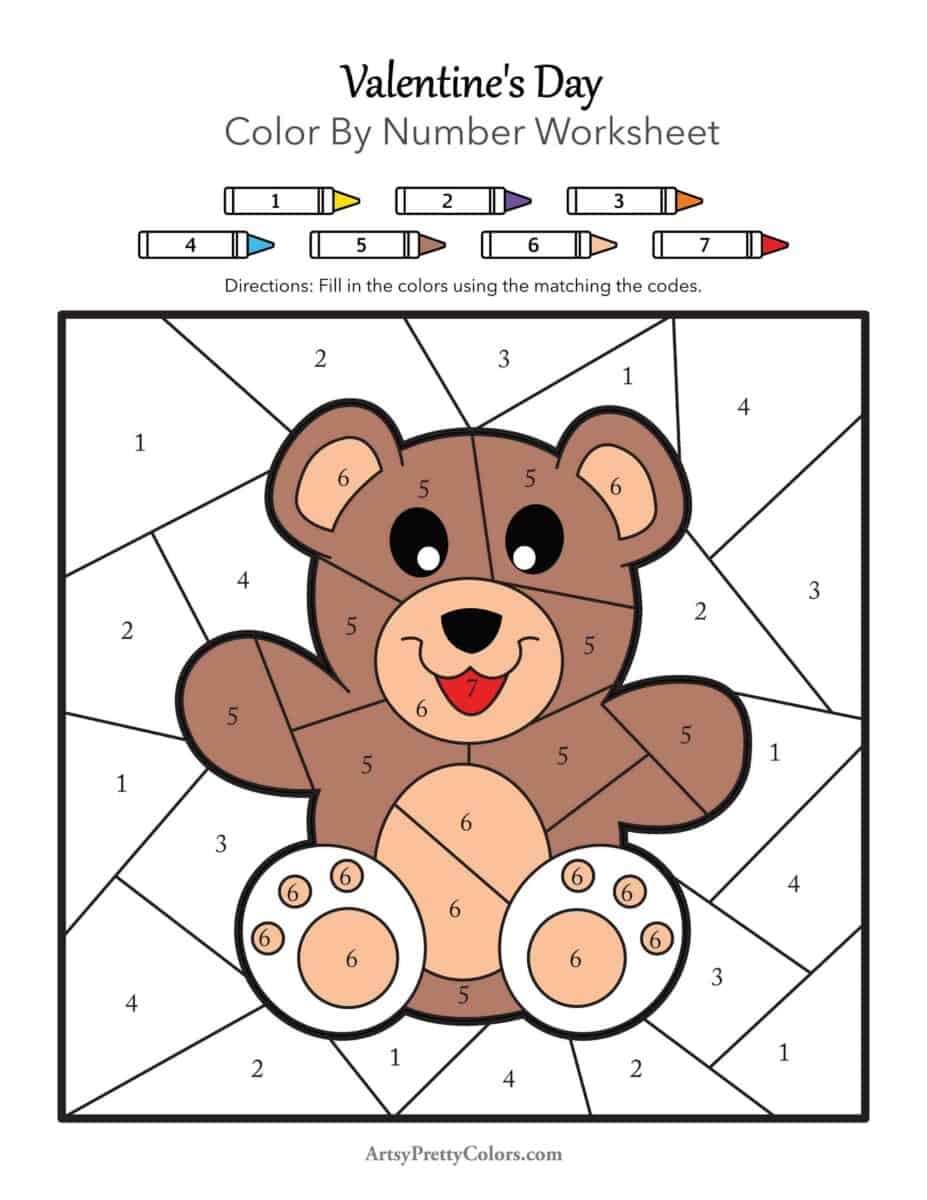 Color By Number Free Pages