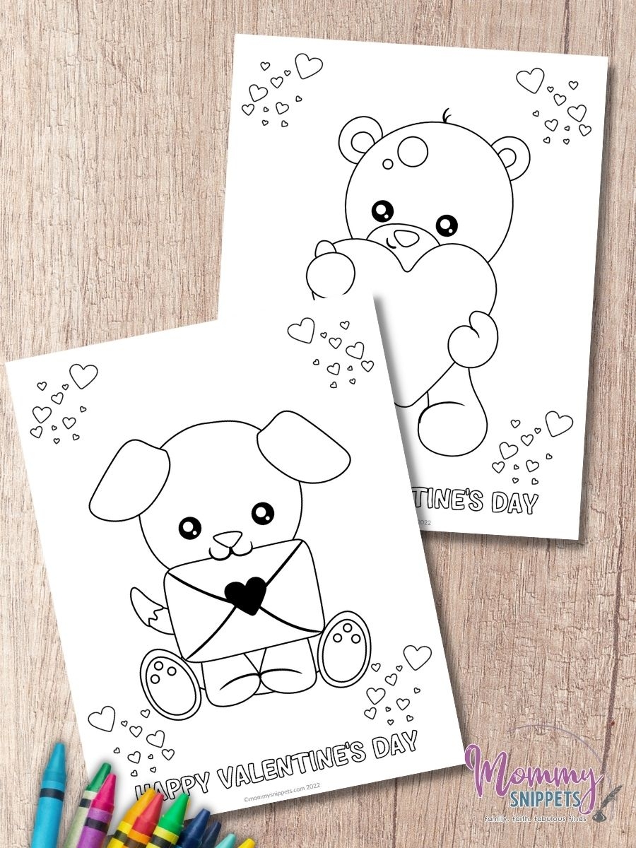 Valentine s Day Coloring Pages Kids Can Share With Friends 