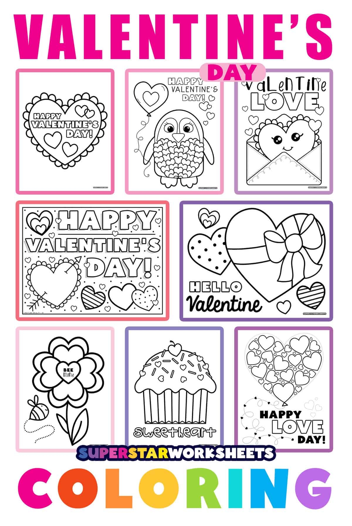 Free Printable Valentine's Day Coloring Pages