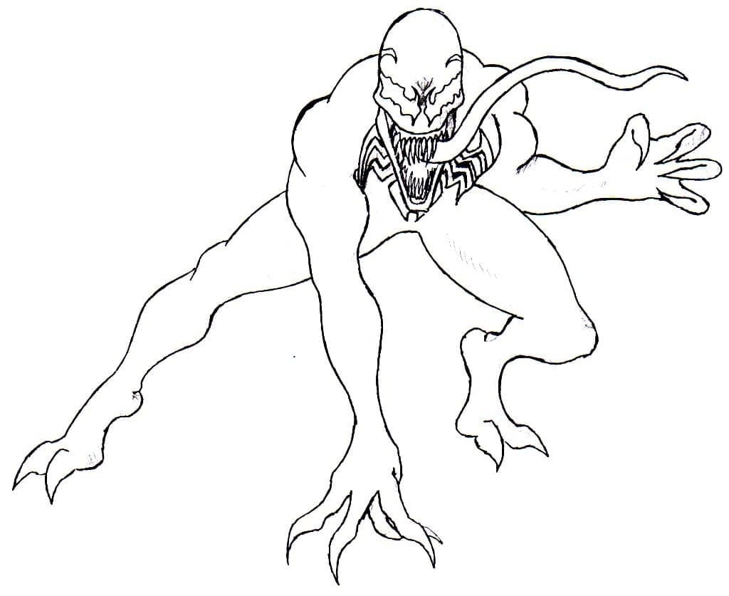 Venom Free For Kids Coloring Page Download Print Or Color Online For Free