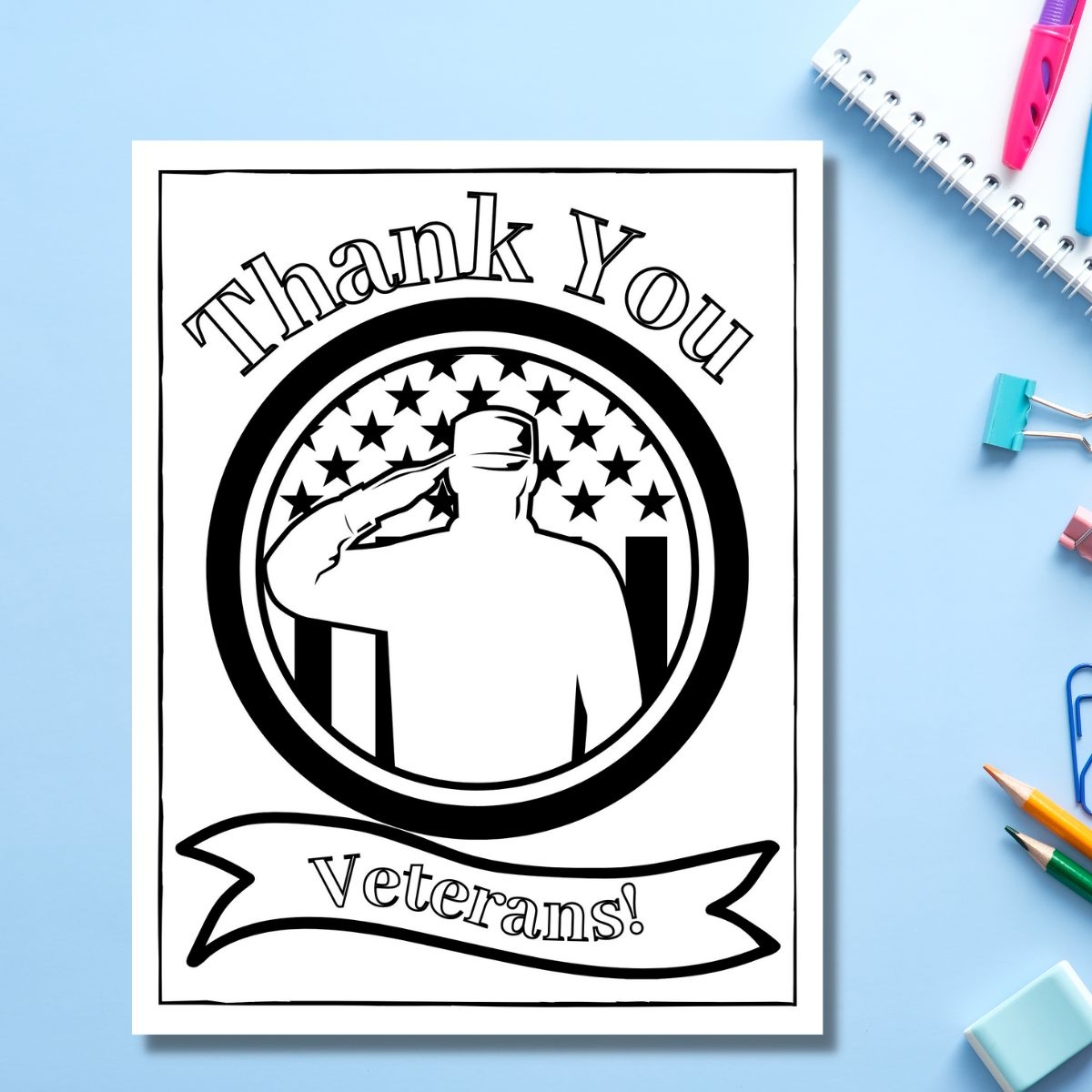 Veterans Day Color Pages Printable
