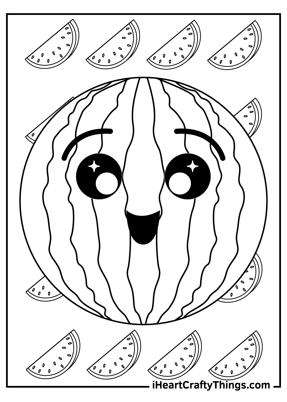 Watermelon Coloring Pages 100 Free Printables 