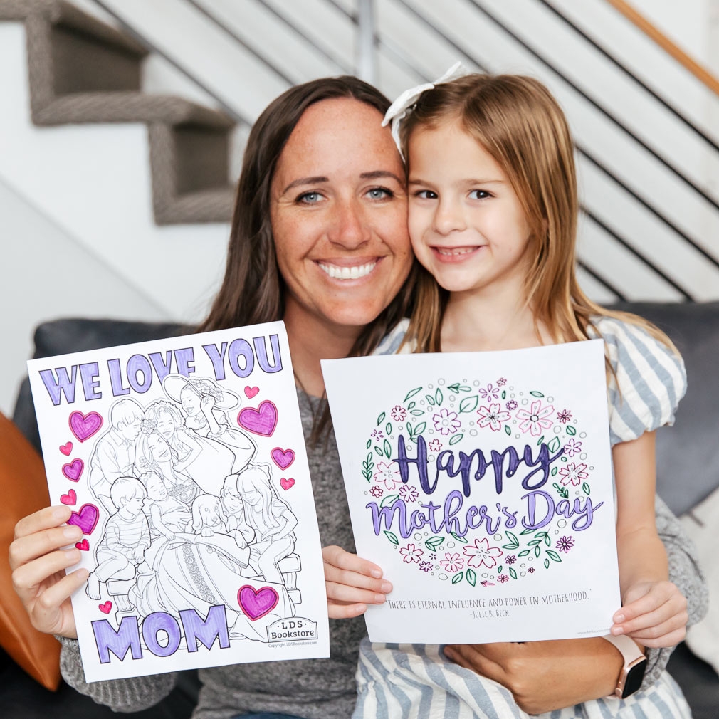 Printable Mothers Day Coloring Page