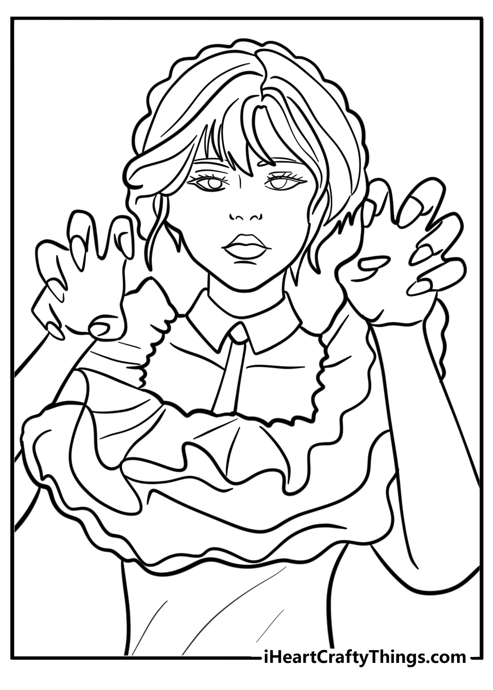 Wednesday Coloring Pages 20 New Images To Print For Free 