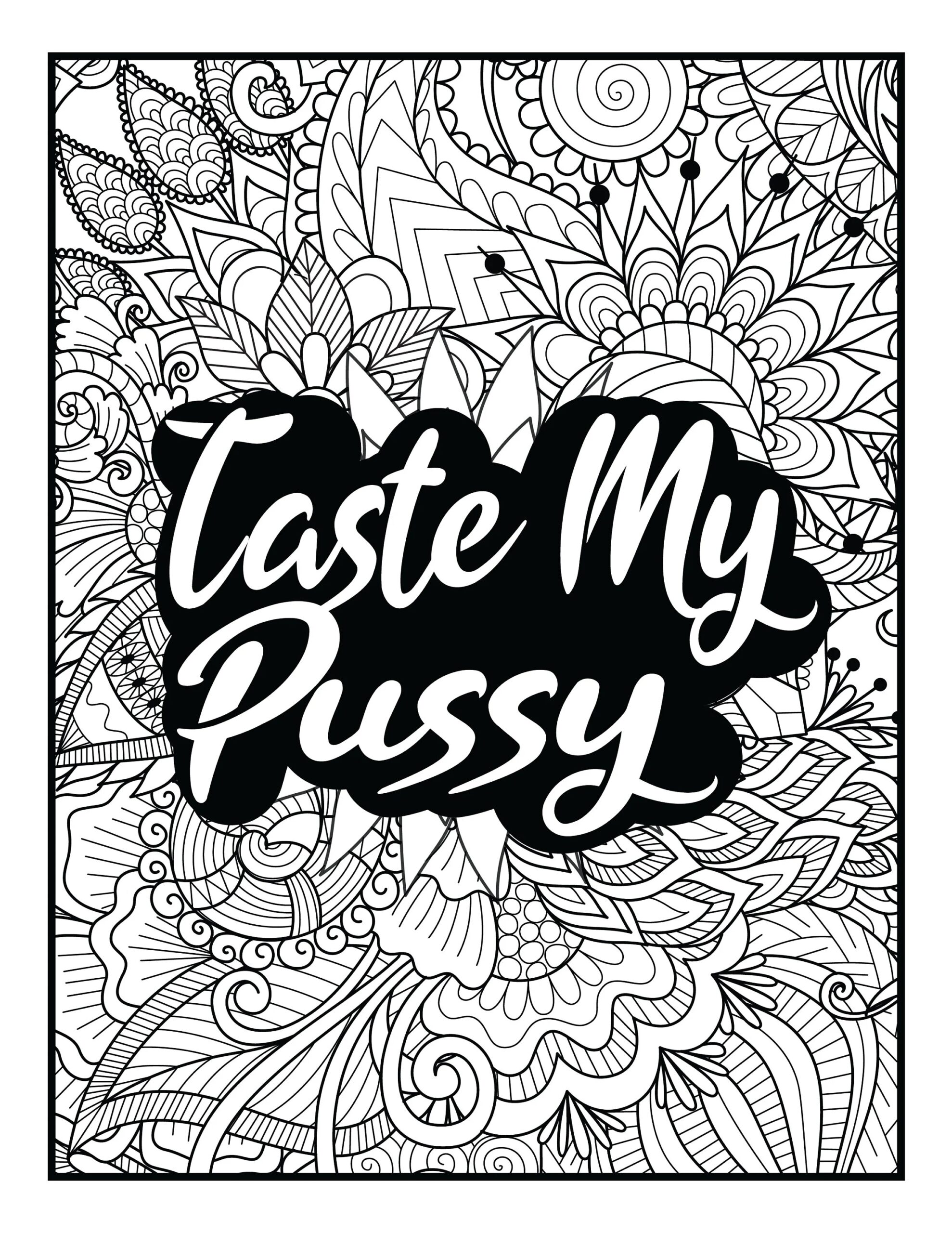 Wild Dirty Talk For Sexually Addicted By GBN Publishing Club Adults Coloring Pages Adult Humor Printable PDF Download 