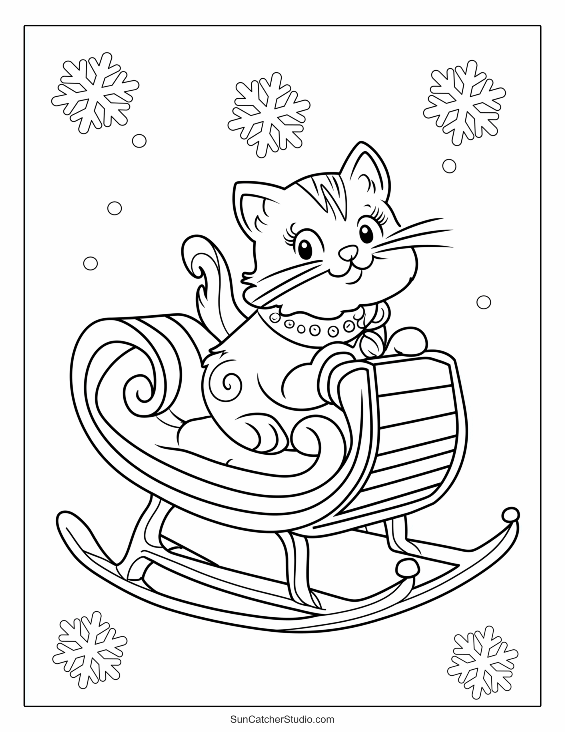 Free Coloring Pages For Kids Winter