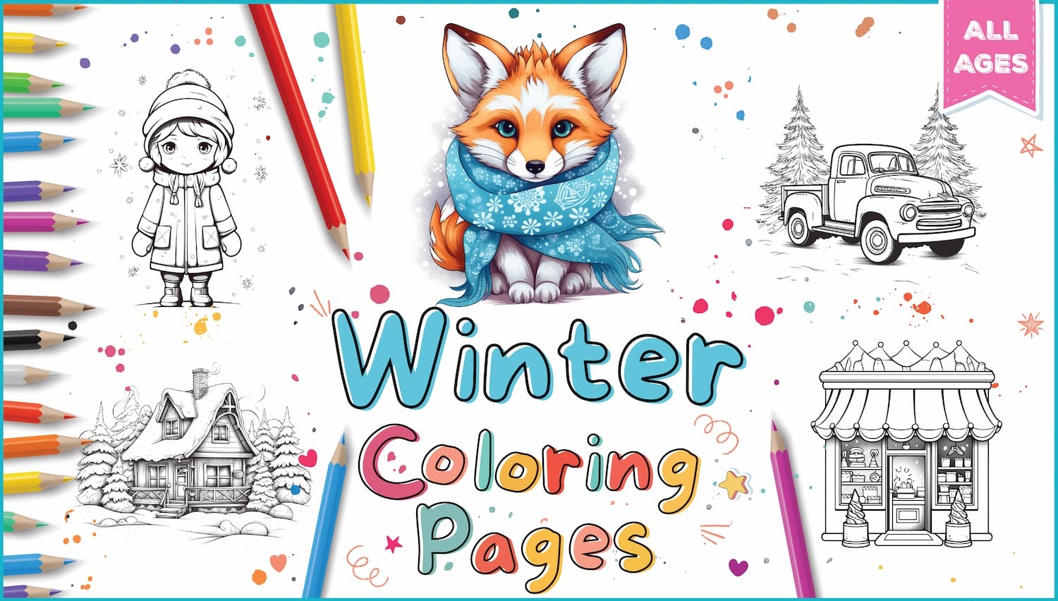 Winter Coloring Pages World Of Printables