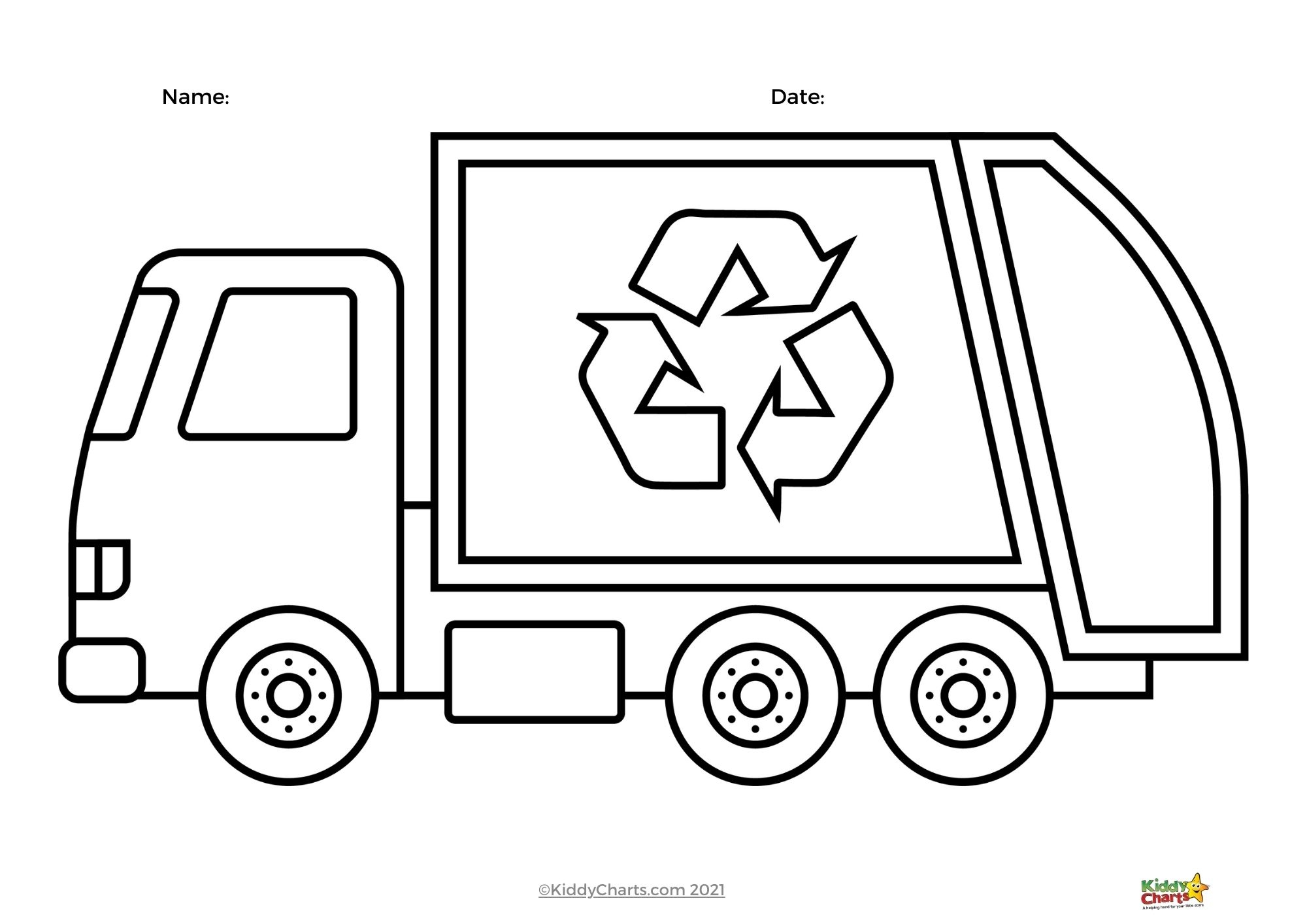 Free Printable Recycling Coloring Pages