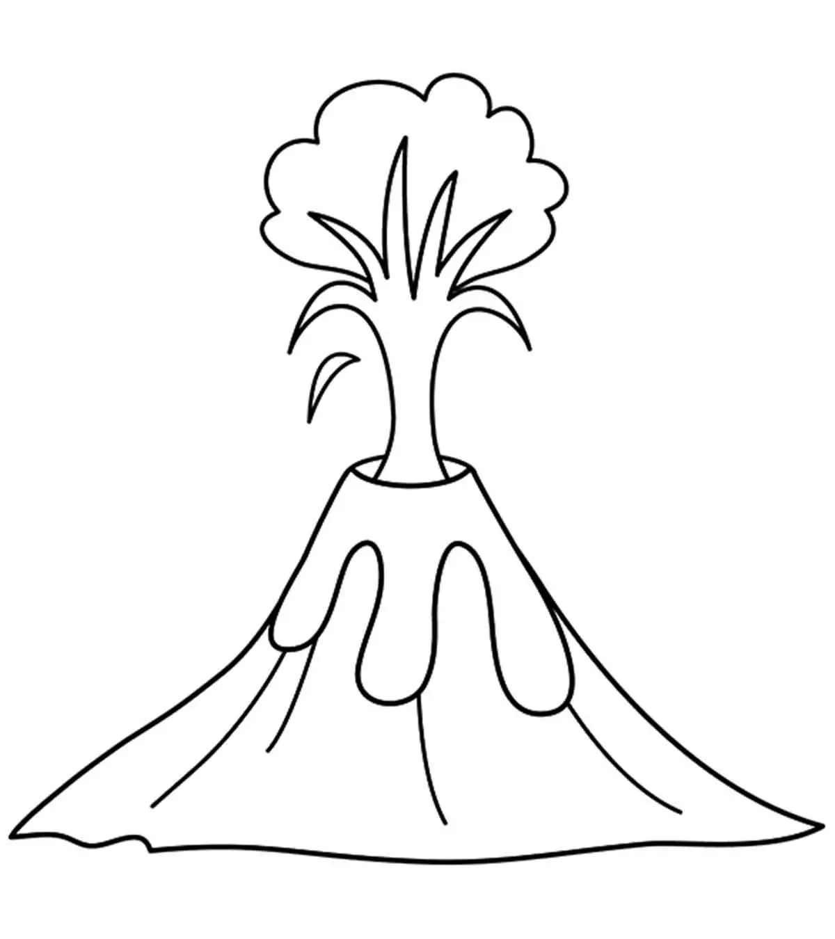 10 Amazing Volcano Coloring Pages To Keep Your Little One Busy