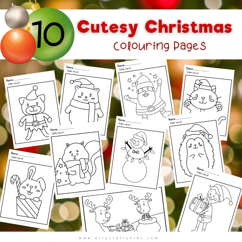Kids Christmas Coloring Pages Free