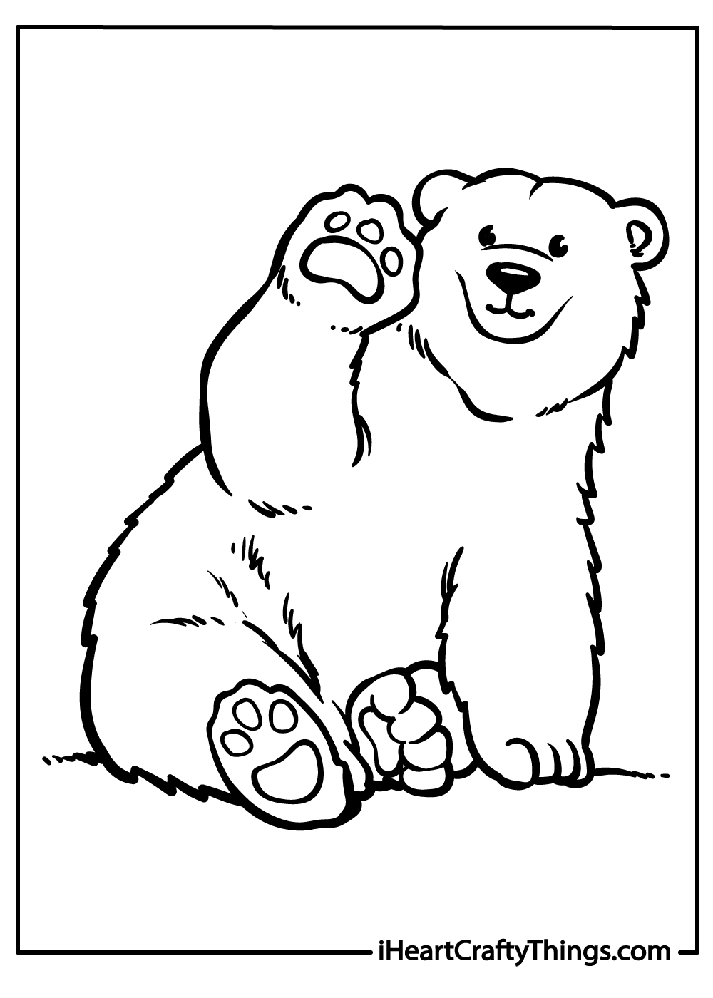 Free Printable Polar Bear Coloring Pages Free Printable Polar Bear Coloring Pages