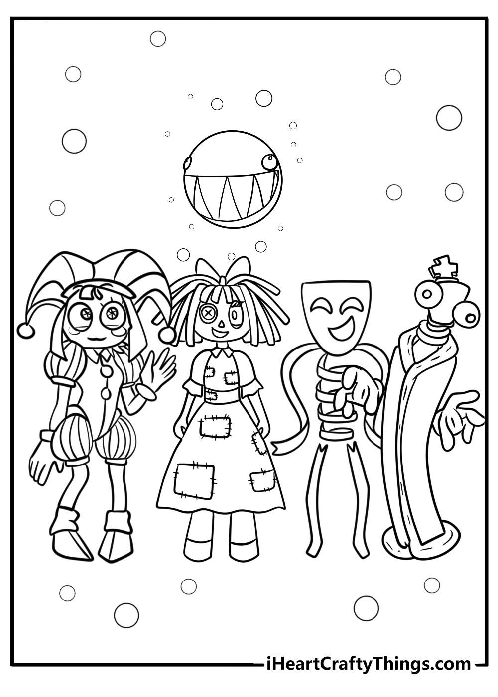 12 Free The Amazing Digital Circus Coloring Pages PDFs 12 Free The Amazing Digital Circus Coloring Pages PDFs