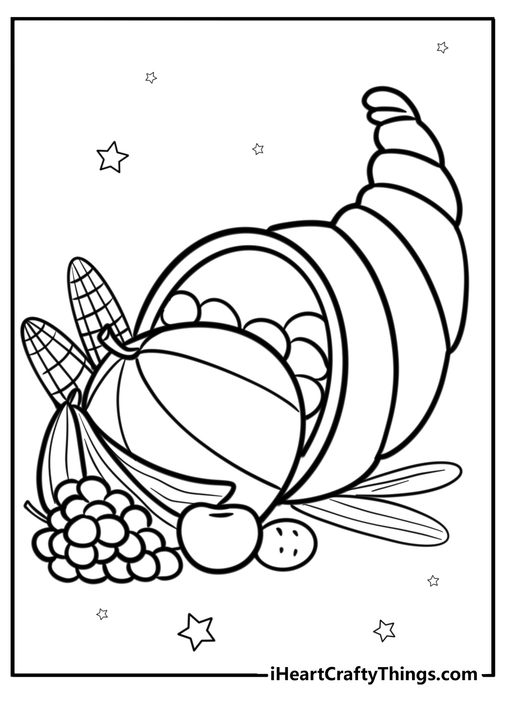 15 Cornucopia Coloring Pages Free Printable PDFs For Kids 