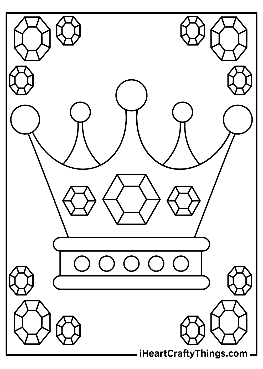 15 Crown Coloring Pages 100 Free Printables 