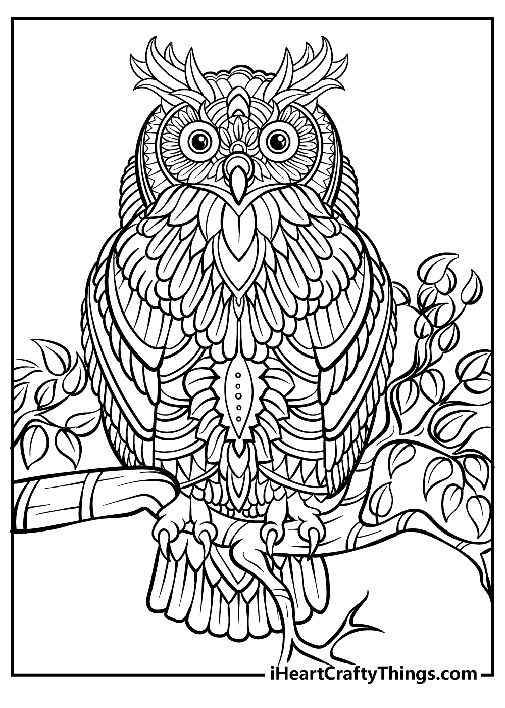 Printable Coloring Page Adult