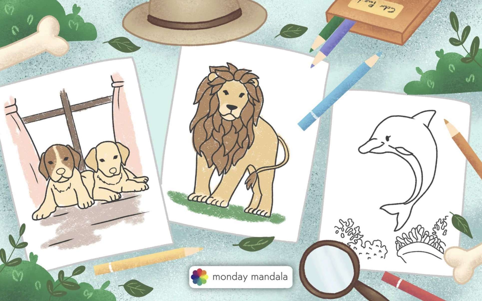 2 000 Animal Coloring Pages Free PDF Printables 2 000 Animal Coloring Pages Free PDF Printables