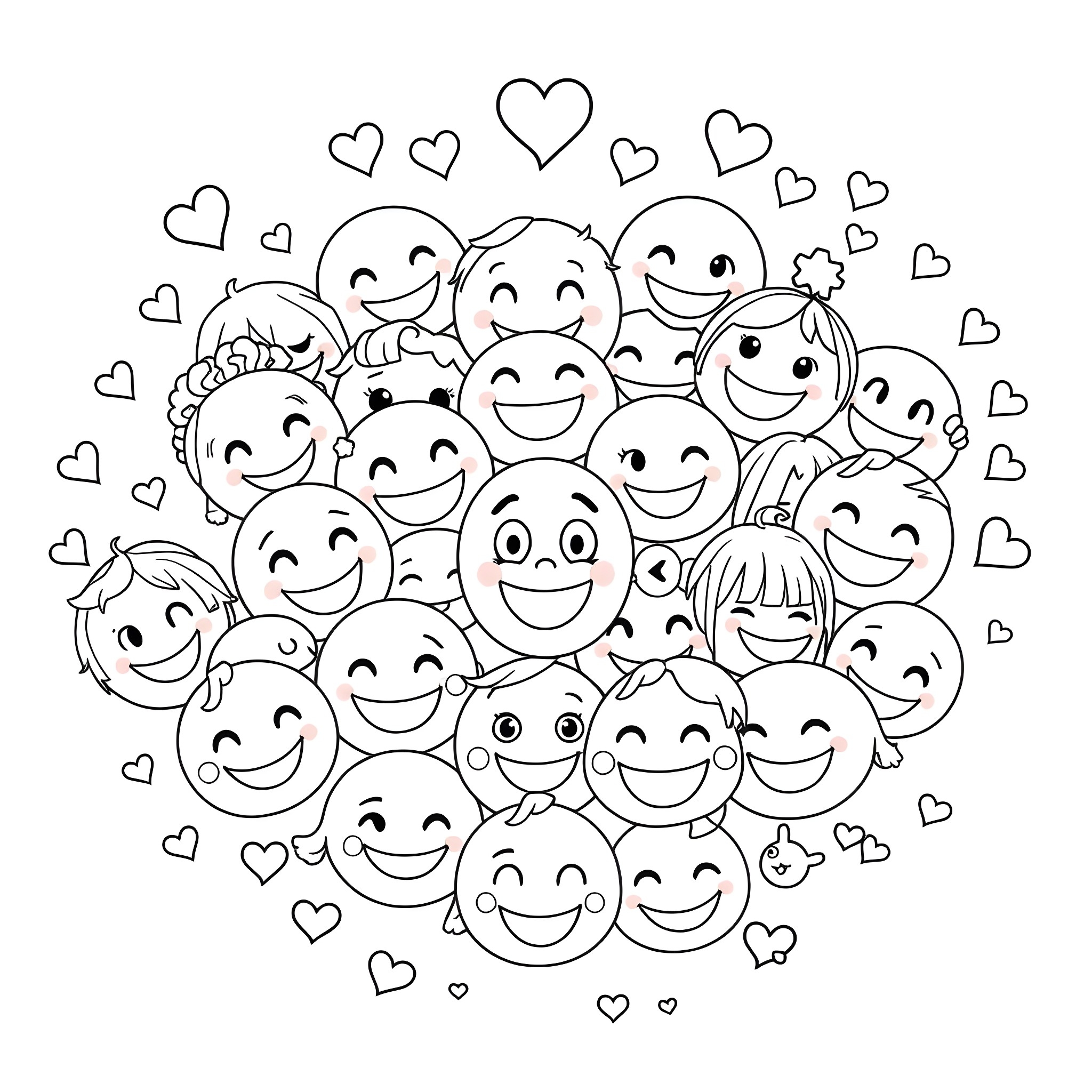 2 Best Emoji Coloring Pages Free Printable PDFs 