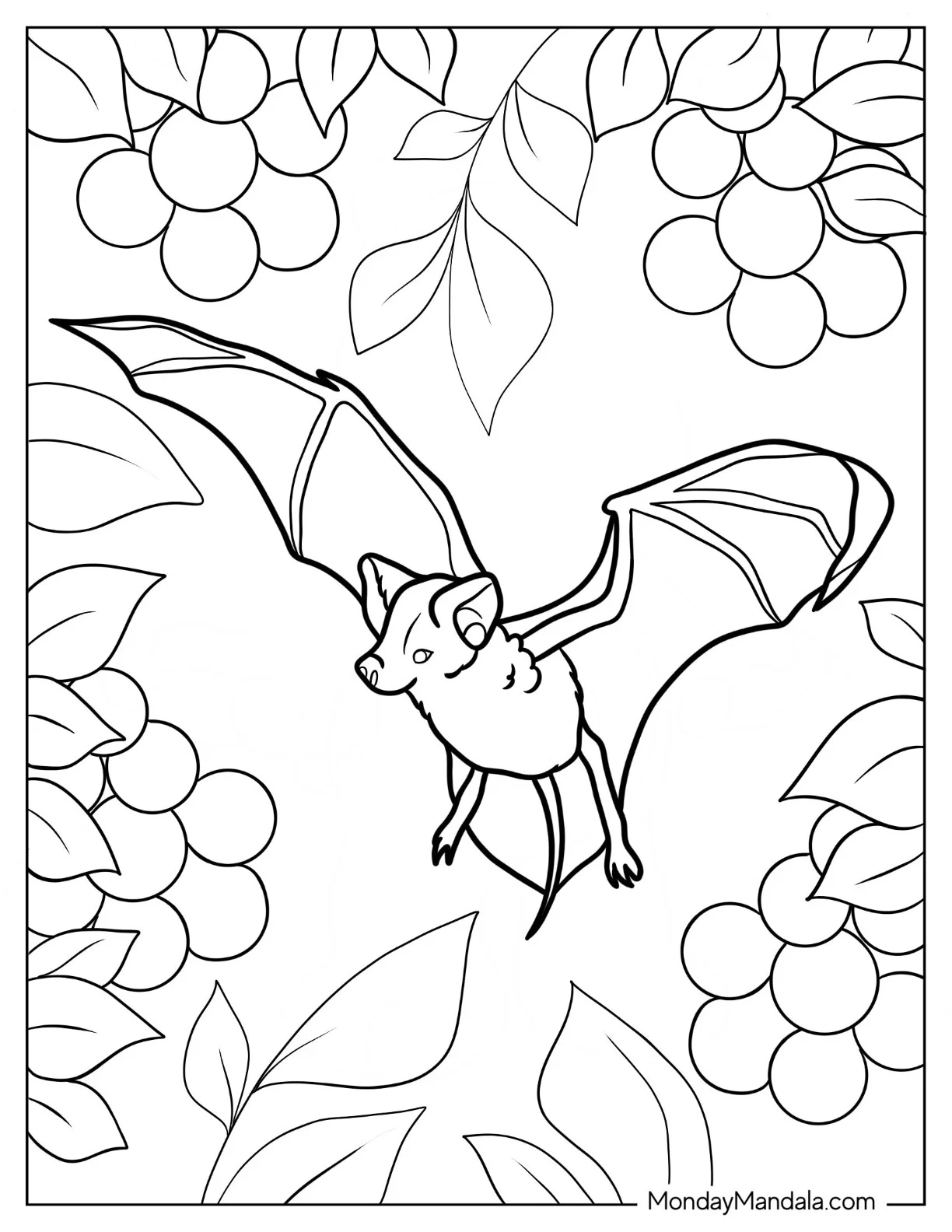 20 Bat Coloring Pages Free PDF Printables 20 Bat Coloring Pages Free PDF Printables
