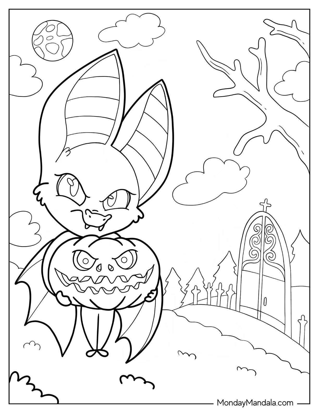 20 Bat Coloring Pages Free PDF Printables 20 Bat Coloring Pages Free PDF Printables