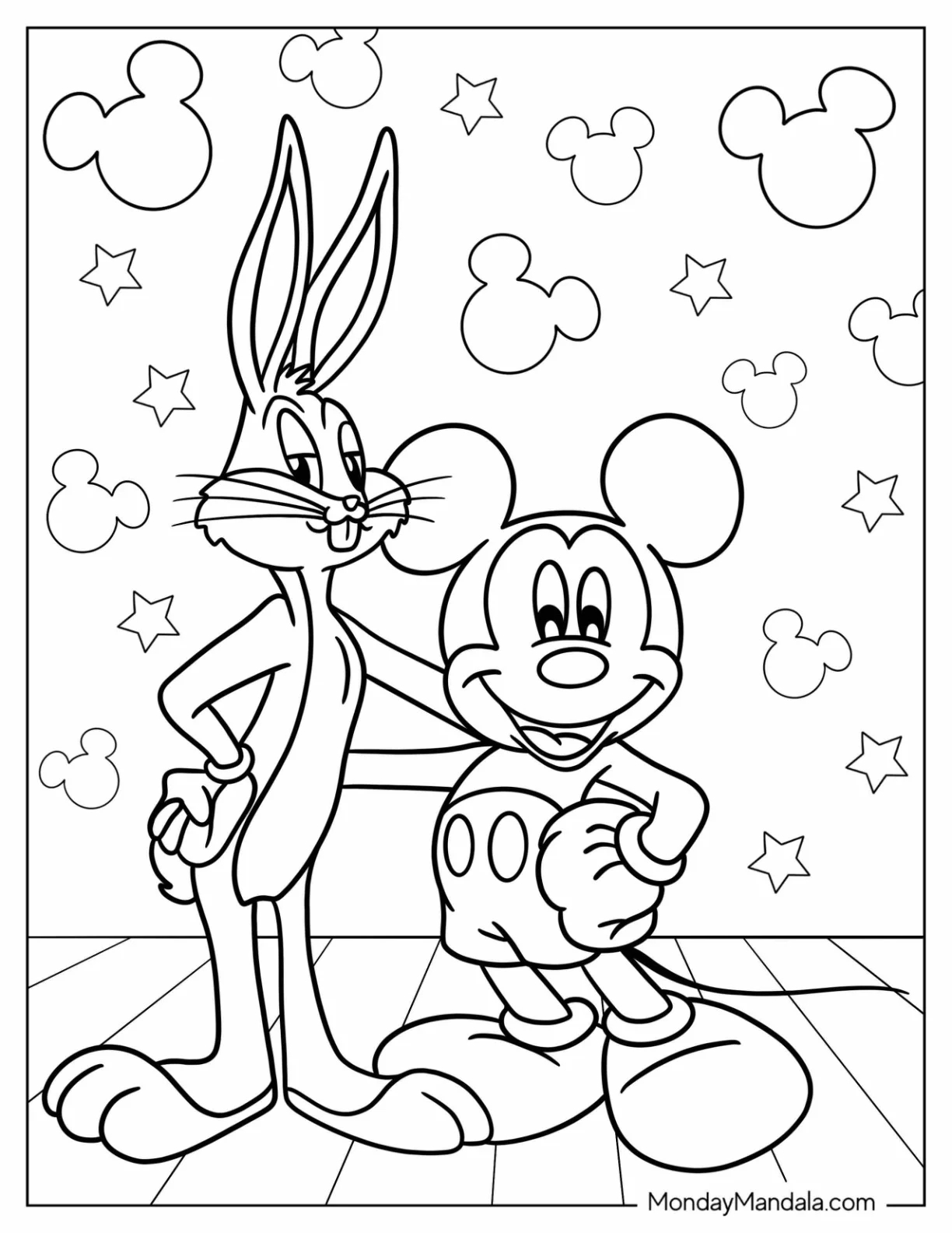 Printable Bugs Bunny Coloring Pages Printable Bugs Bunny Coloring Pages