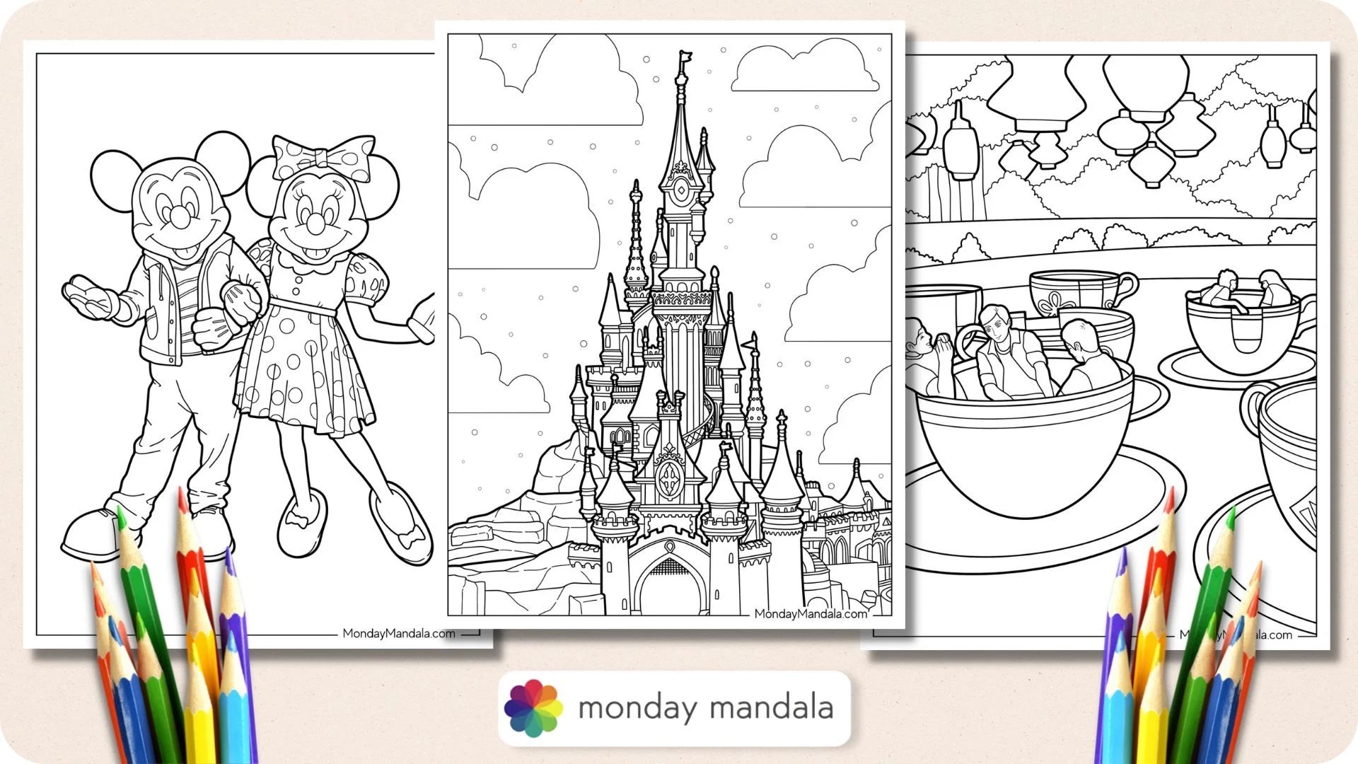 Printable Coloring Pages Of Disney Characters