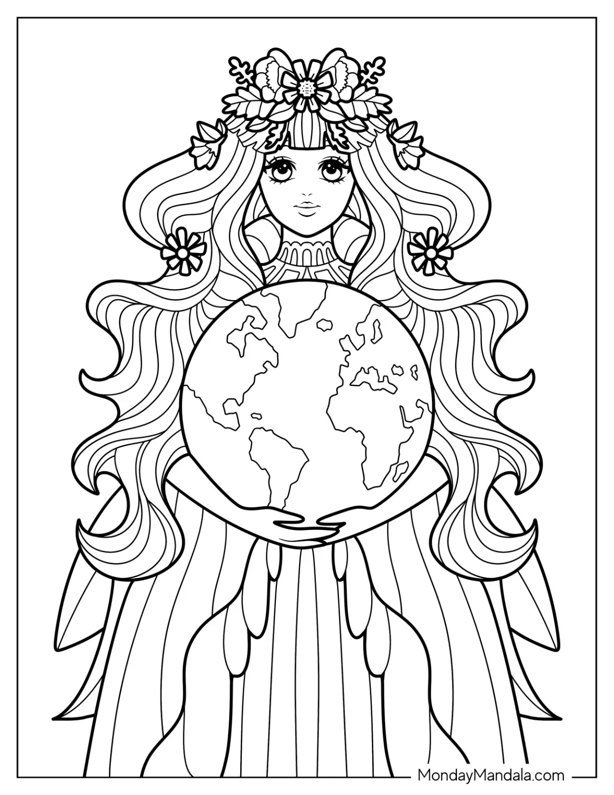 20 Earth Coloring Pages Free PDF Printables 20 Earth Coloring Pages Free PDF Printables
