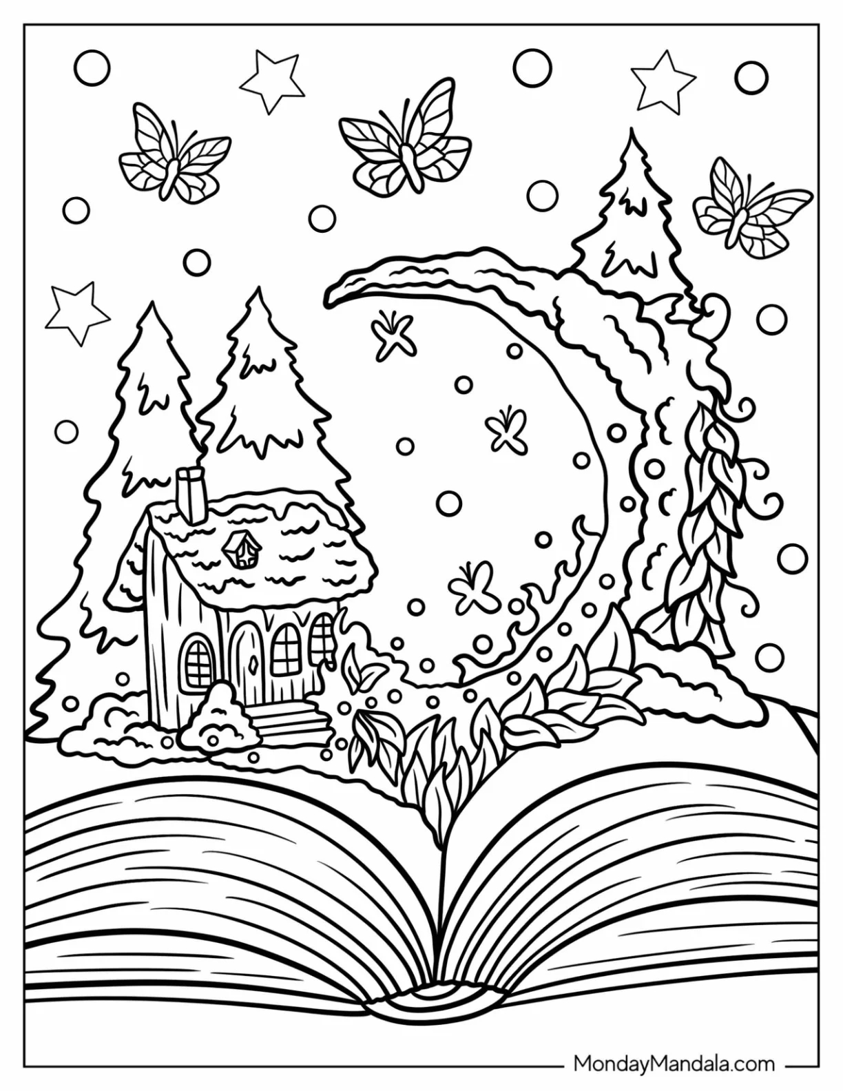 20 Fantasy Coloring Pages Free PDF Printables 