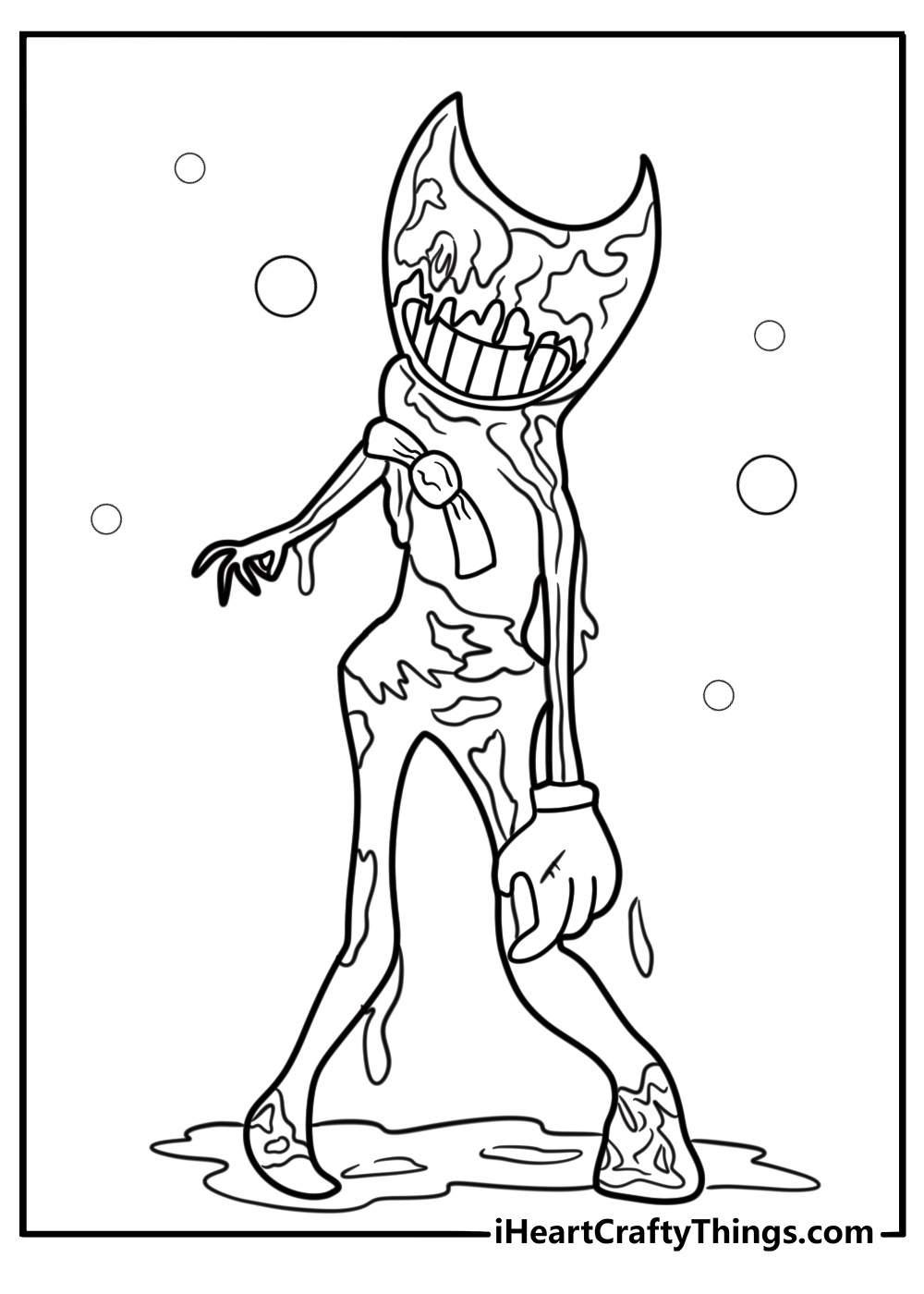 Bendy Coloring Pages Printable