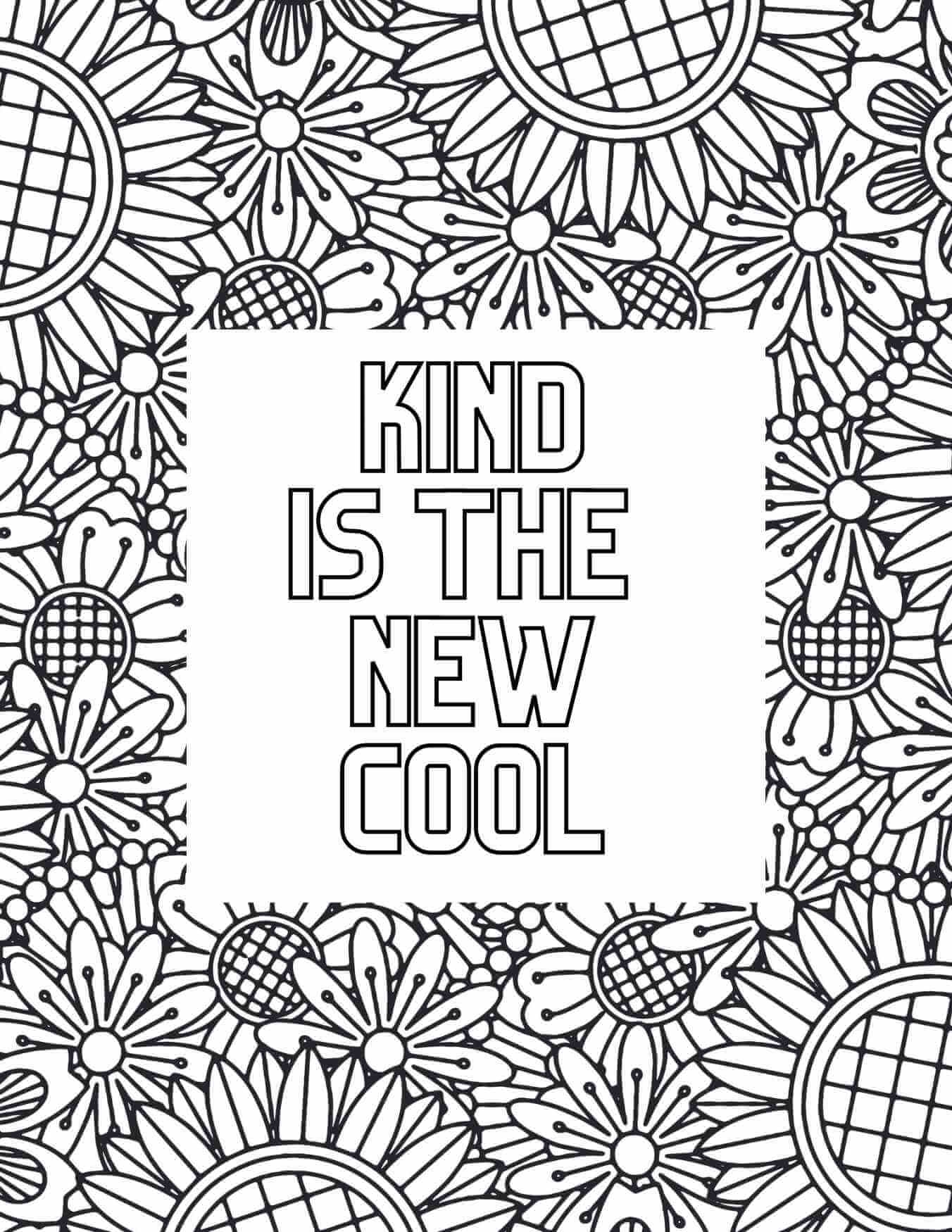 World Kindness Day Coloring Pages Free