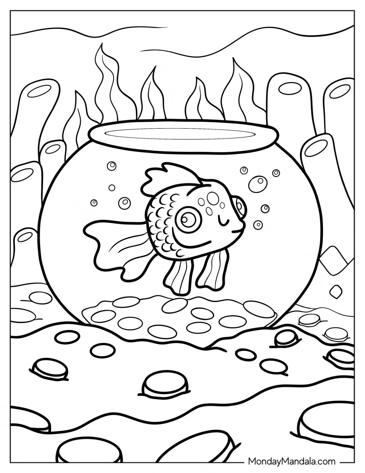 20 Goldfish Coloring Pages Free PDF Printables 20 Goldfish Coloring Pages Free PDF Printables