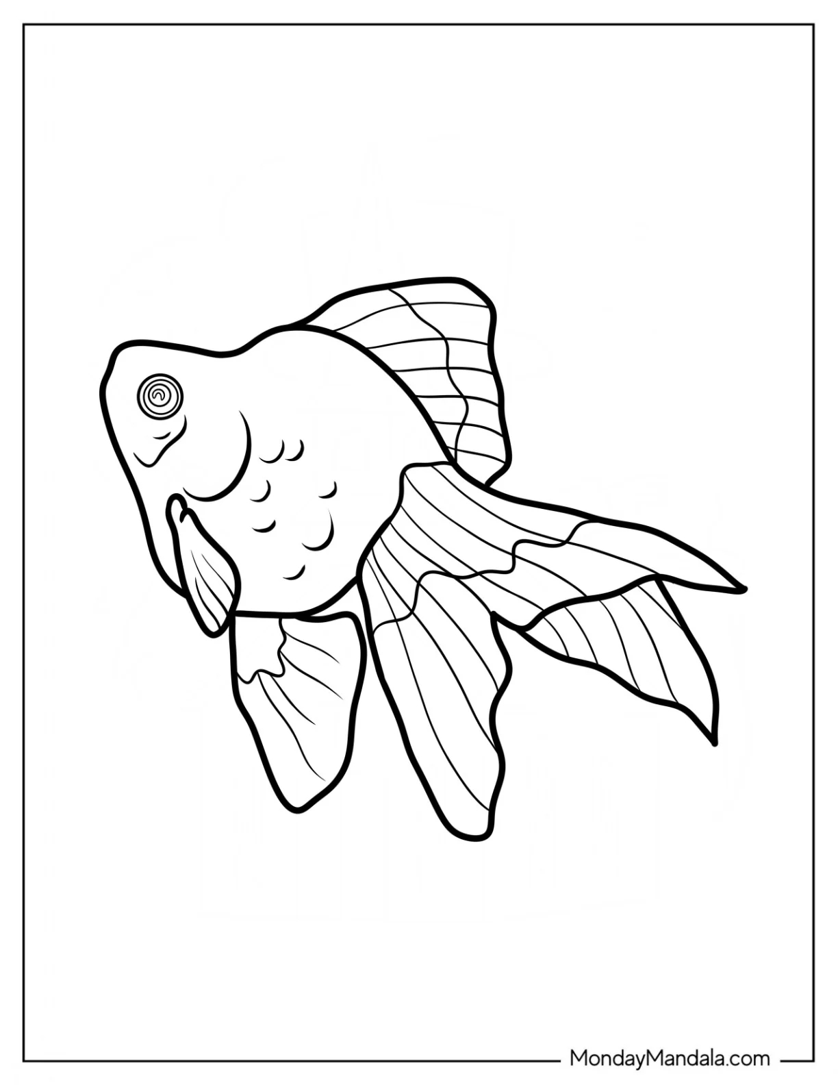 20 Goldfish Coloring Pages Free PDF Printables 20 Goldfish Coloring Pages Free PDF Printables