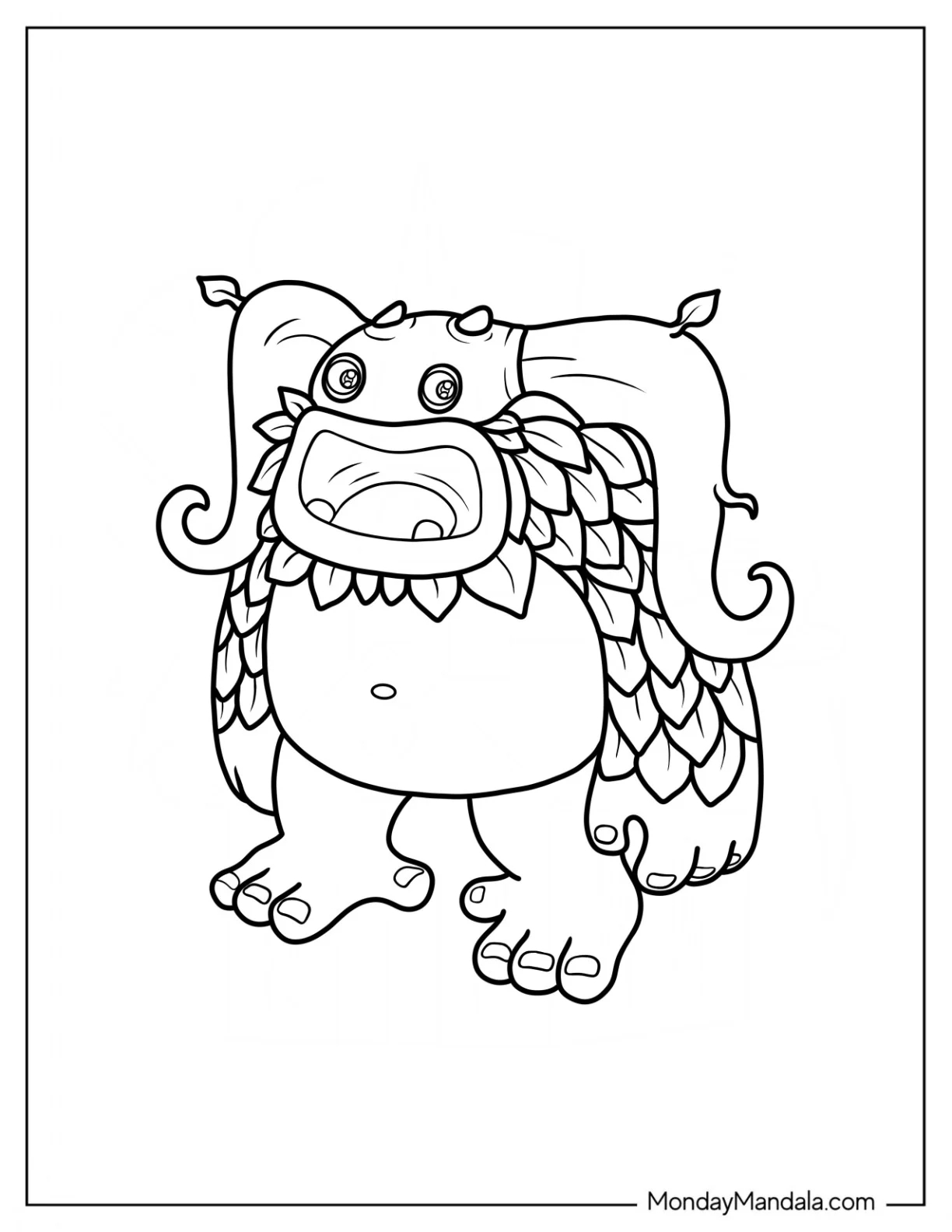 20 My Singing Monsters Coloring Pages Free Printables 20 My Singing Monsters Coloring Pages Free Printables