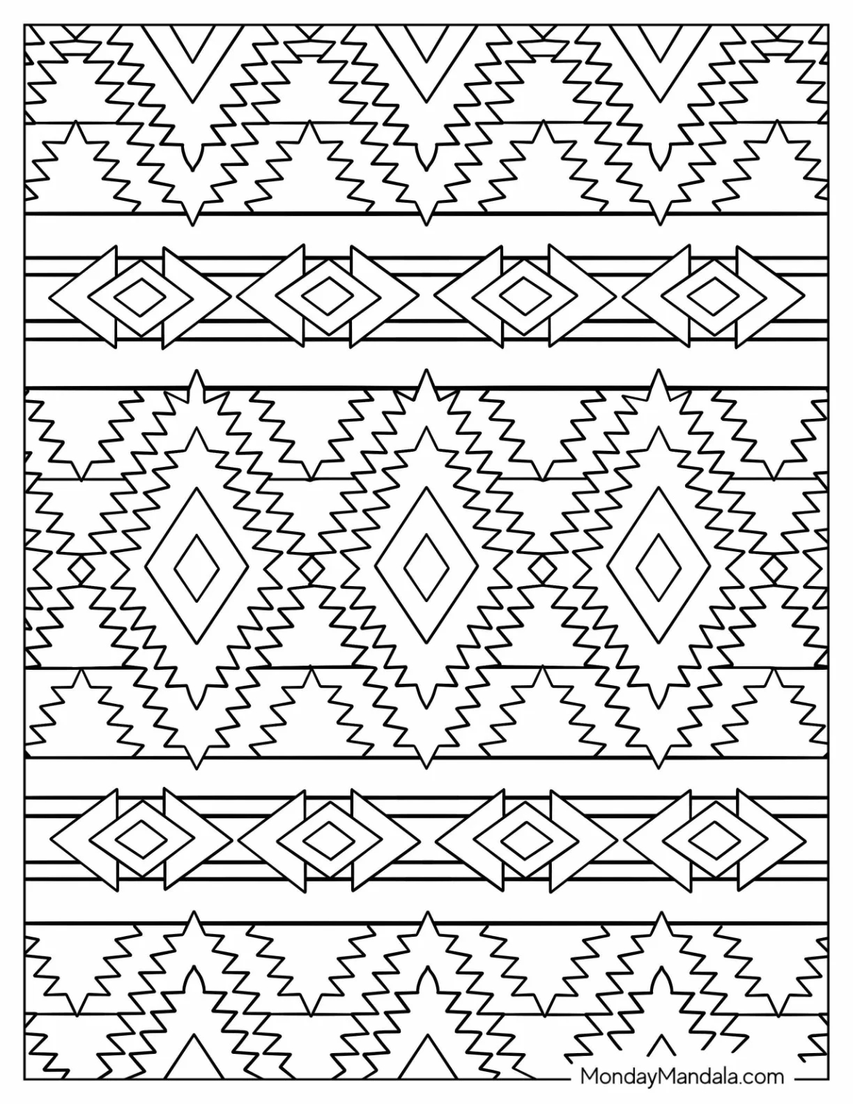 Native American Free Coloring Pages