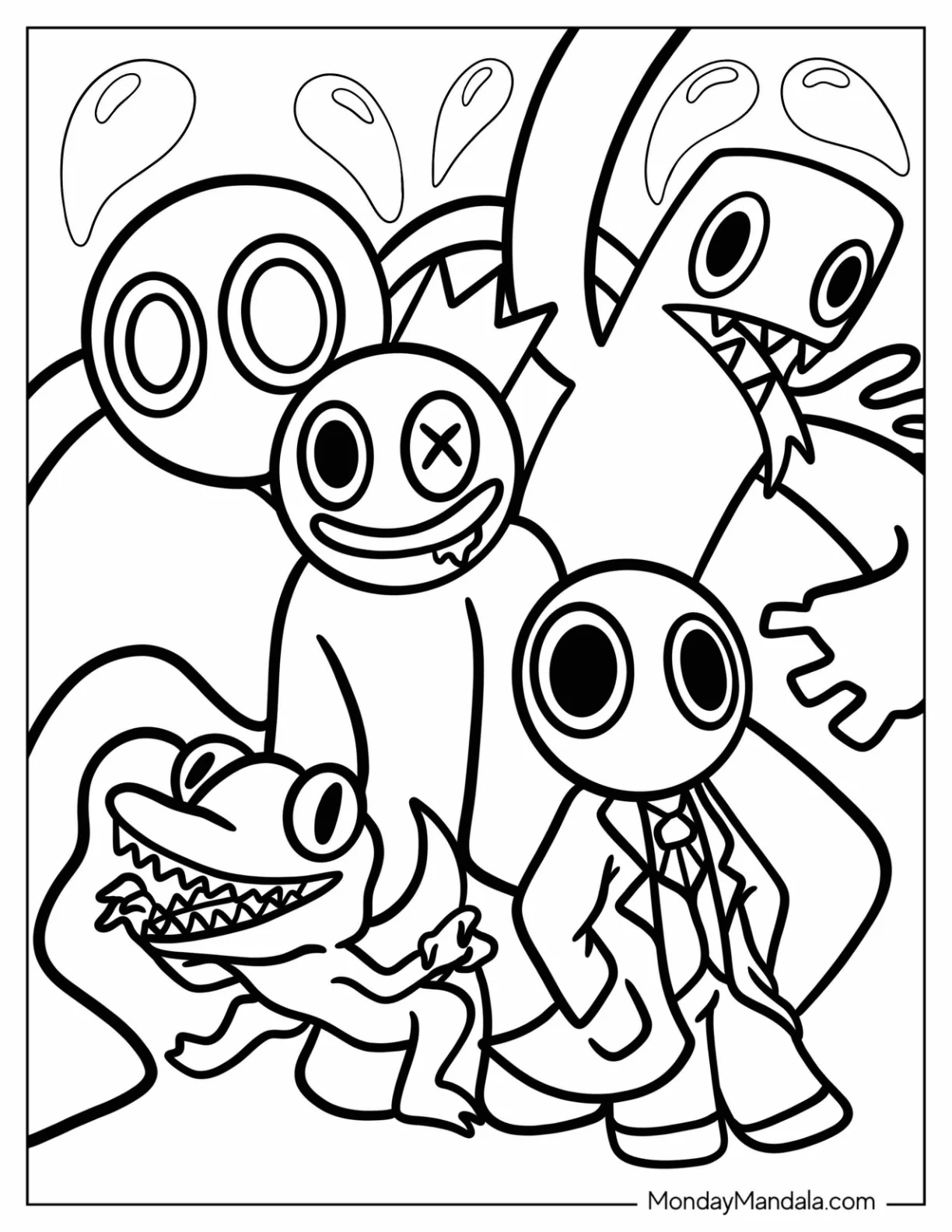 20 Rainbow Friends Coloring Pages Free PDF Printables 20 Rainbow Friends Coloring Pages Free PDF Printables