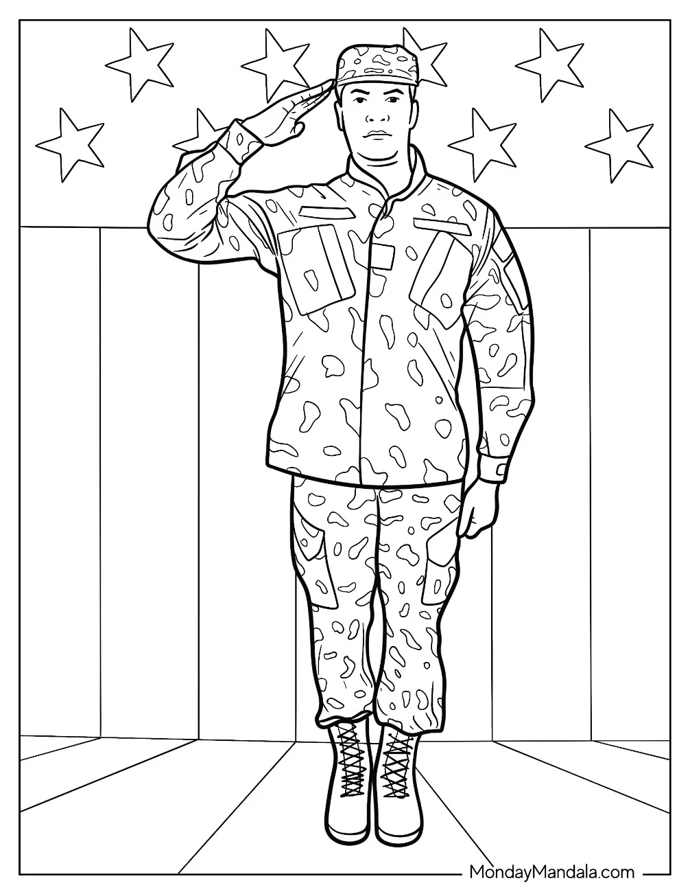 20 Soldier Coloring Pages Free PDF Printables 20 Soldier Coloring Pages Free PDF Printables