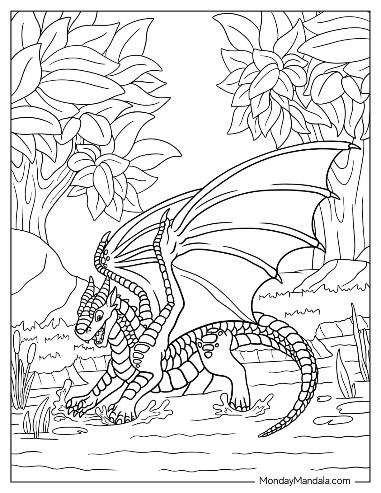 20 Wings Of Fire Coloring Pages Free PDF Printables 