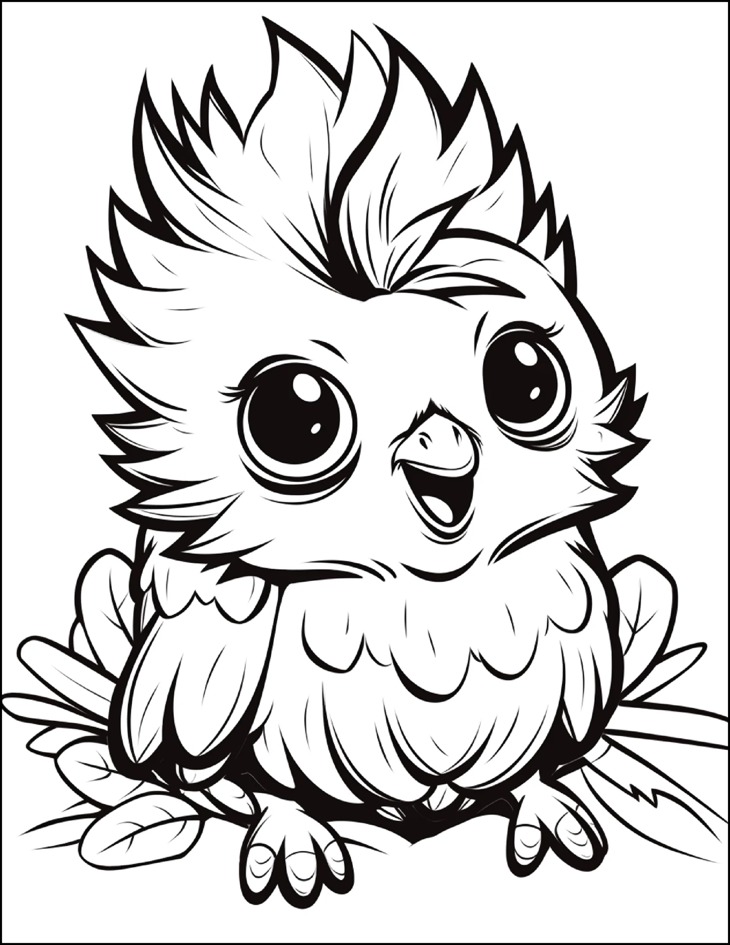 200 Cute Bird Coloring Pages For Kids Payhip